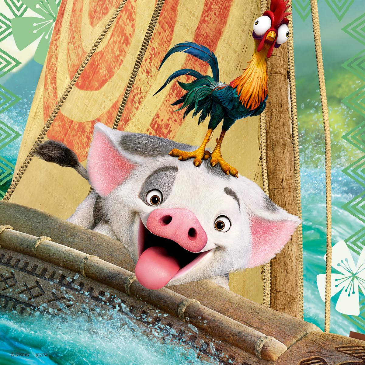 Amazon.co.jp: Ravensburger Disney Moana 3 x 49pc Jigsaw Puzzles
